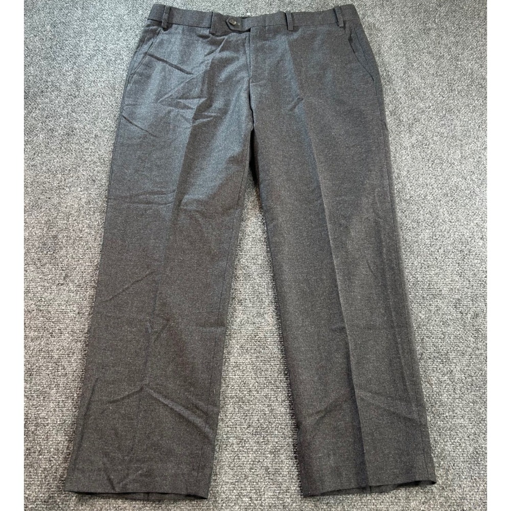 Lauren Ralph Lauren Dress Pants Mens 36x29 Gray Wool Silk Blend Trousers Slacks